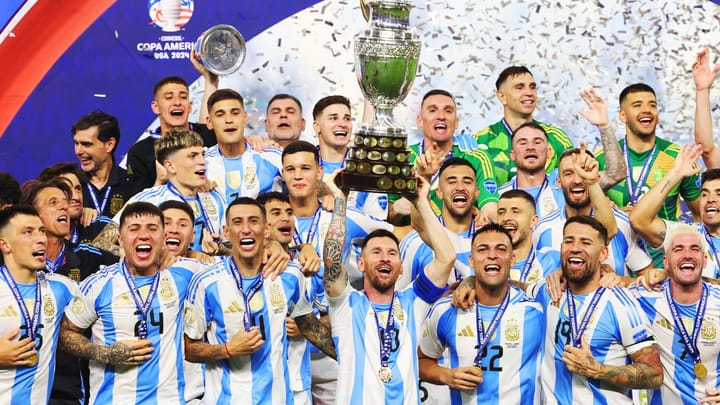 La gloria de Argentina tras convertirse en el máximo ganador de la Copa América